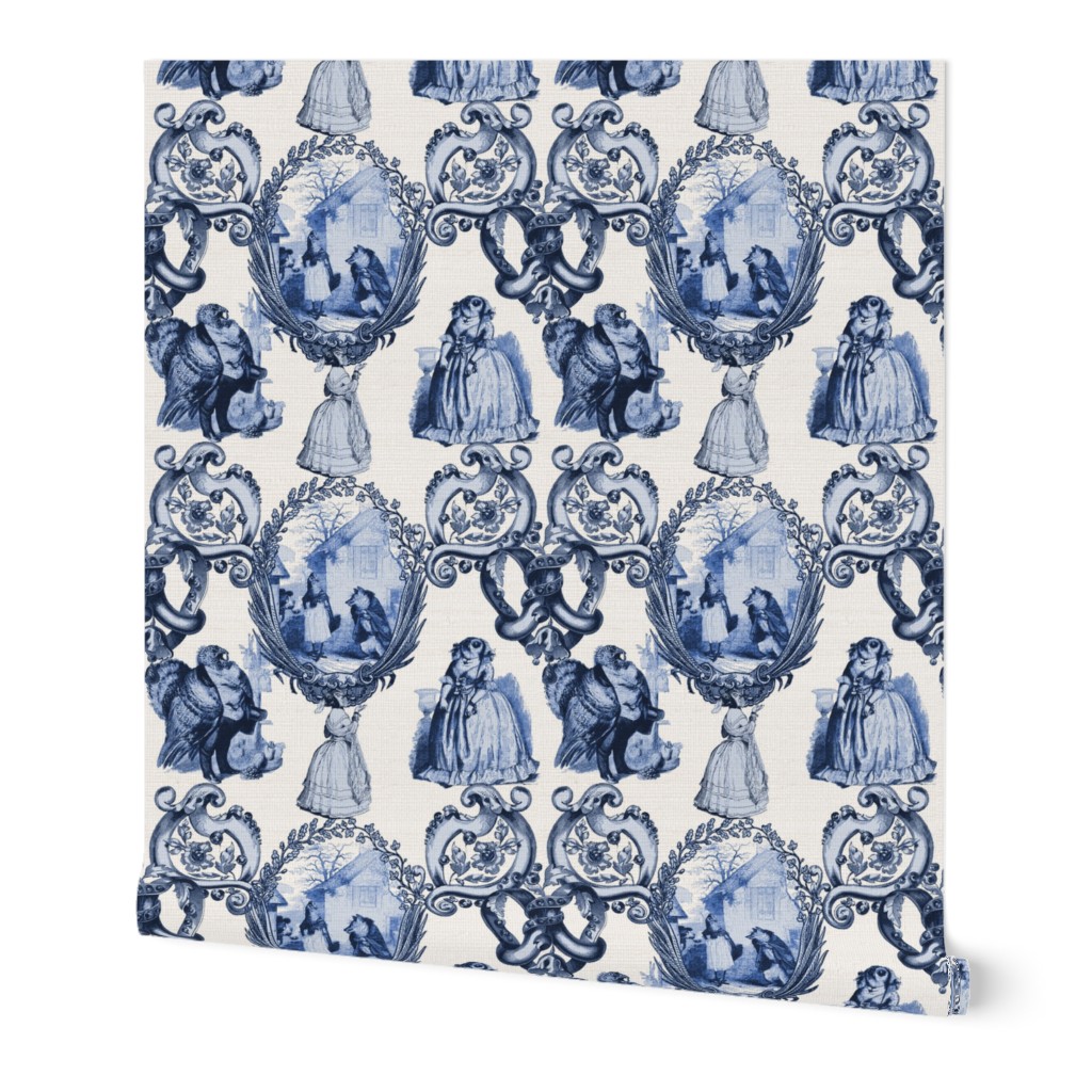 Those Animals Think They're People Toile ~ Blue and White