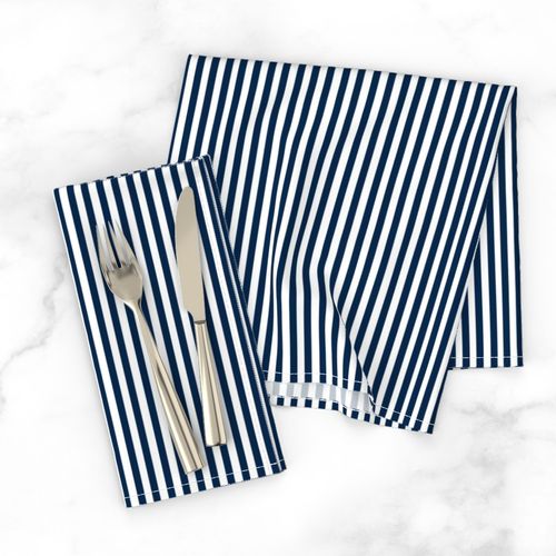 Perfectly Pinstripe in Navy // White