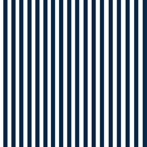 Perfectly Pinstripe in Navy // White