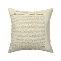 15x18" (6/yard) Declaration of Independence