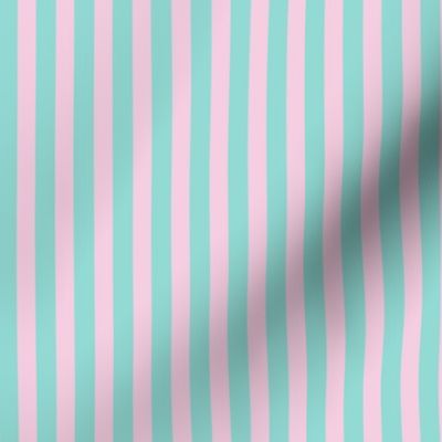 Fairy Stripe - Pink & Teal