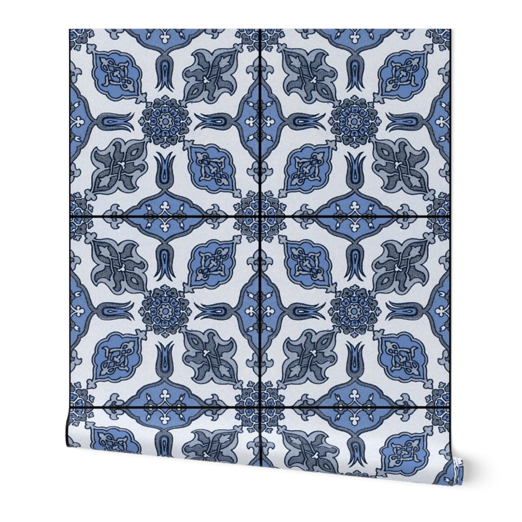 Racinet Moroccan Tile ~ Blue and White