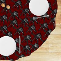 steampunk wolfpack black wolves red texture LARGE