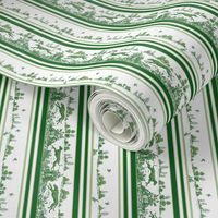 Green Toile Greyhounds