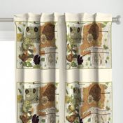 Chocolate Cosmos Tea Towel