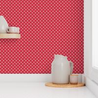 Spring_Cheater Quilt Red___White_Polka_Dots