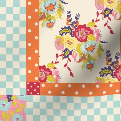 Spring Cheater Quilt Block 3