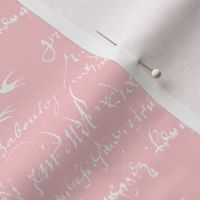 French Script Pink