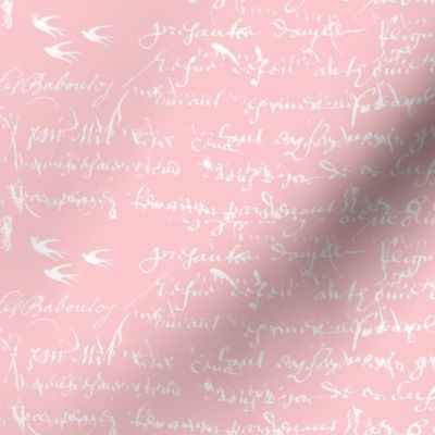 French Script Pink