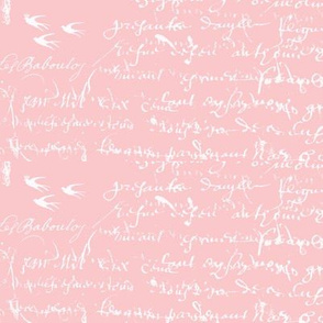French Script Pink