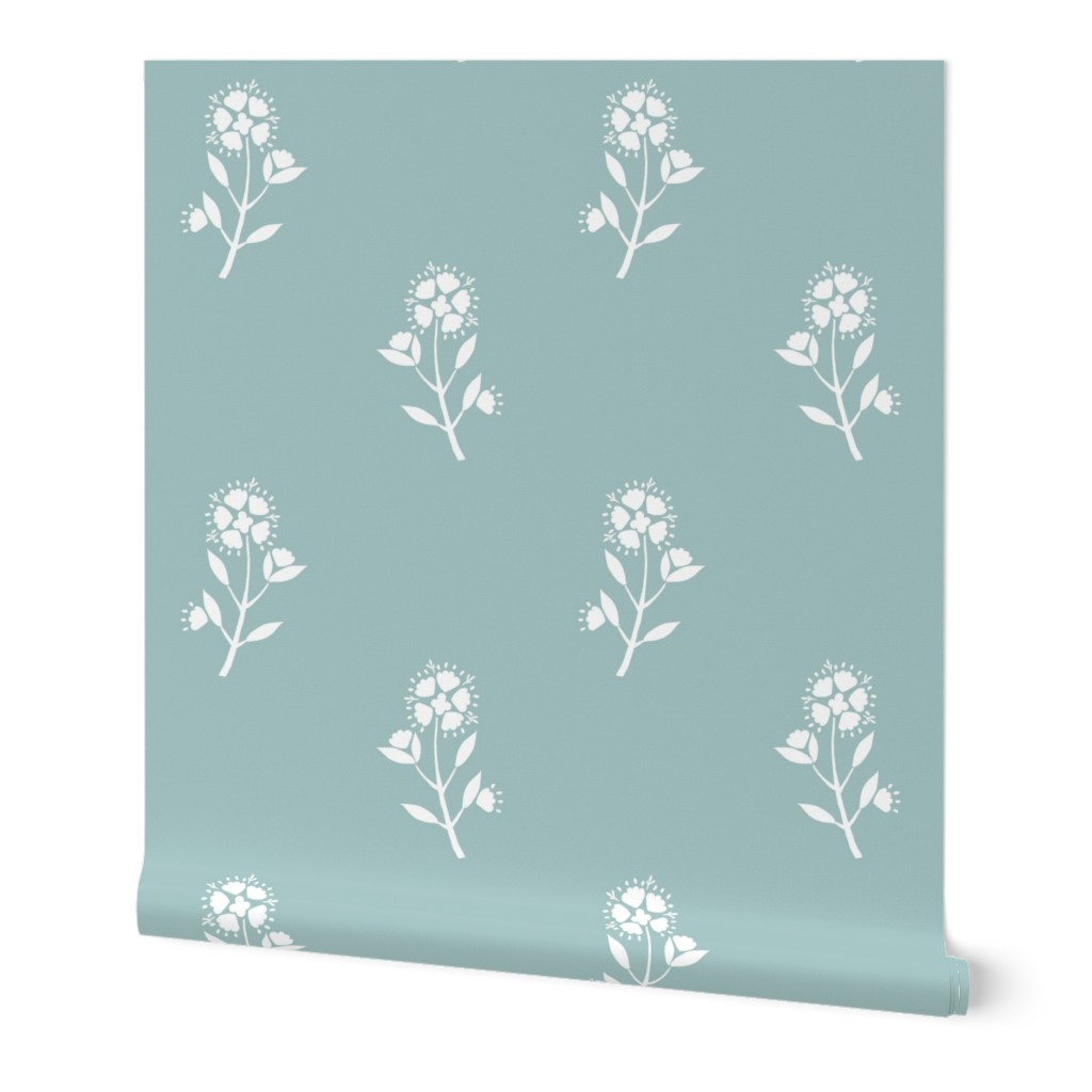 Regency Floral French Blue