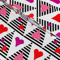 Valentine's Day Bunting Pennants, DIY Cut & Sew Project