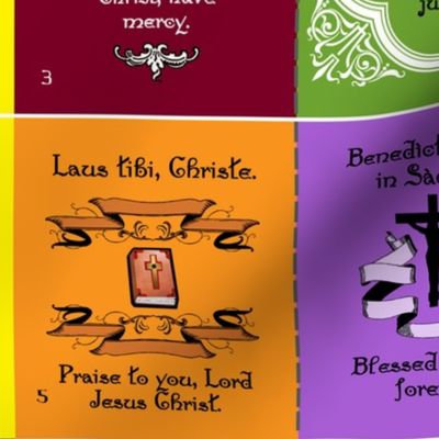 Latin Mass for Little Ones cloth book quiet book for Little Ones 21 x 18 inches