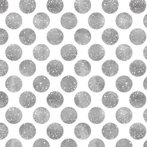 Glitter Dots Silver