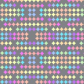 Rainbow stars-grey