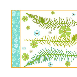 Graphique Ferns Tea Towel