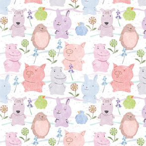 Cute Critters Pastels