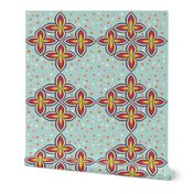 Spring_floral_cheater_quilt_block