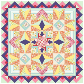 Charming Garden Quilt Block