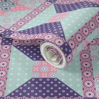 Winding Cotton - Spring Floral Pink Quilt