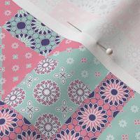 Winding Cotton - Spring Floral Pink Quilt