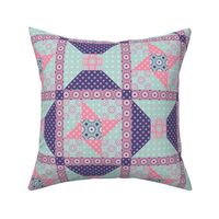 Winding Cotton - Spring Floral Pink Quilt