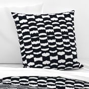 icebox cookie ikat-blk & white