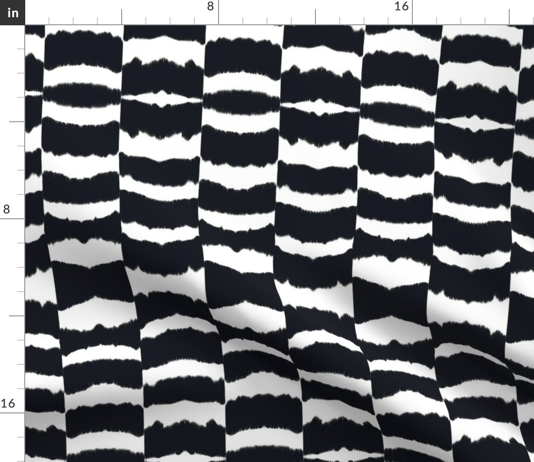 icebox cookie ikat-blk & white