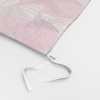  Triangle Pennant Bunting Pink Valentine's Day Patchwork