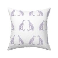 Greyhounds  - Seeing Double - Soft Purple
