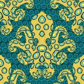 Blue-Ringed Octopus on Cobalt