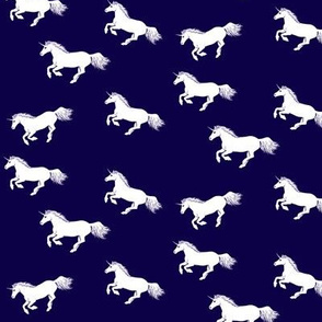 Unicorn Stampede Indigo