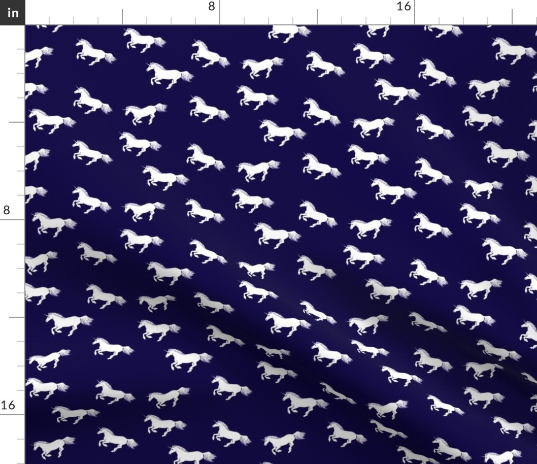 Unicorn Stampede Indigo