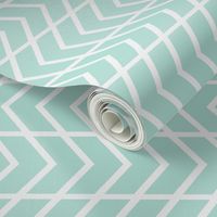 chevron stripe mint railroaded