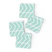 chevron stripe mint railroaded