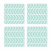 chevron stripe mint railroaded