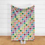 Winding Cotton Rainbow Quilt