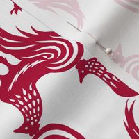 Paper Cut Longtail Rooster