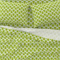 Fantastic freshtastic green retro pear pattern