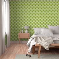 Fantastic freshtastic green retro pear pattern