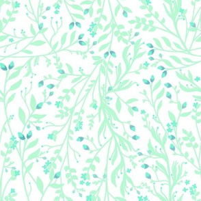 Regency Floral Vine Mint