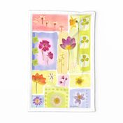 Spring Garden Tea Towel