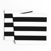 2.5 inch wide Black and White Stripes