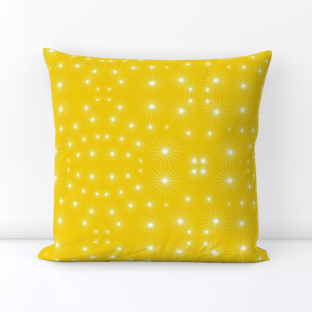 Starburst in golden yellow