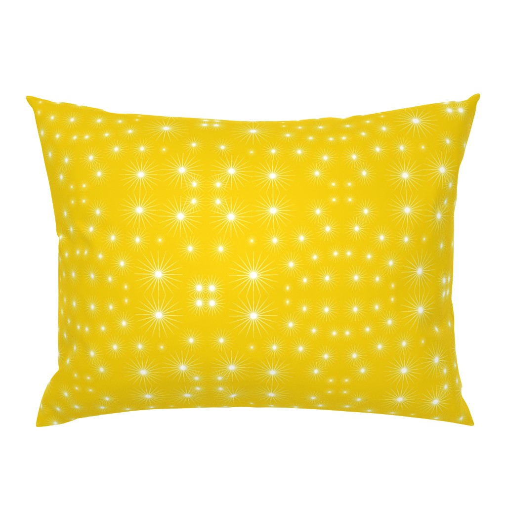 Starburst in golden yellow