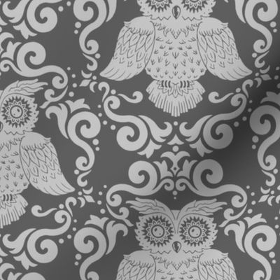 Owl Patter Inverted Grey