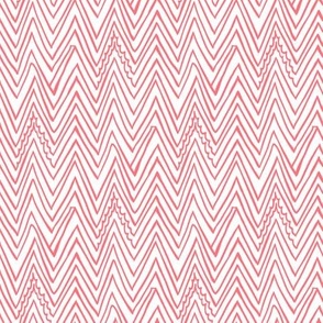 Thnin pink zigzag line