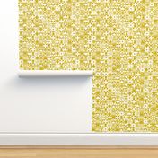 Floral Tiles - Gold