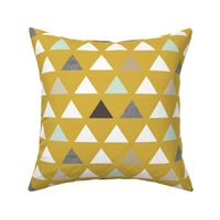 Mod Mustard Triangles