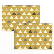 Mod Mustard Triangles